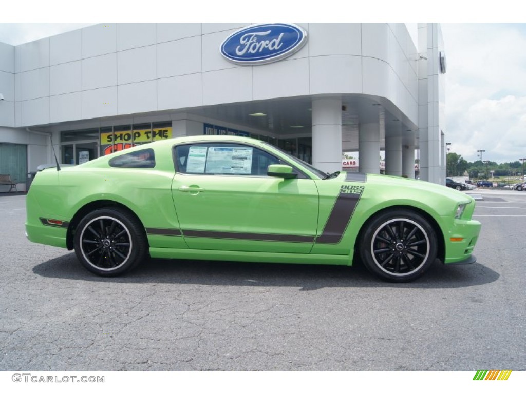 Gotta Have It Green 2013 Ford Mustang Boss 302 Exterior Photo #65569166
