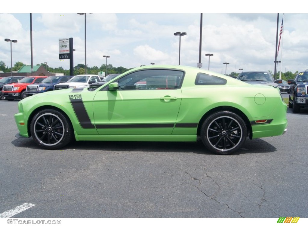 Gotta Have It Green 2013 Ford Mustang Boss 302 Exterior Photo #65569197