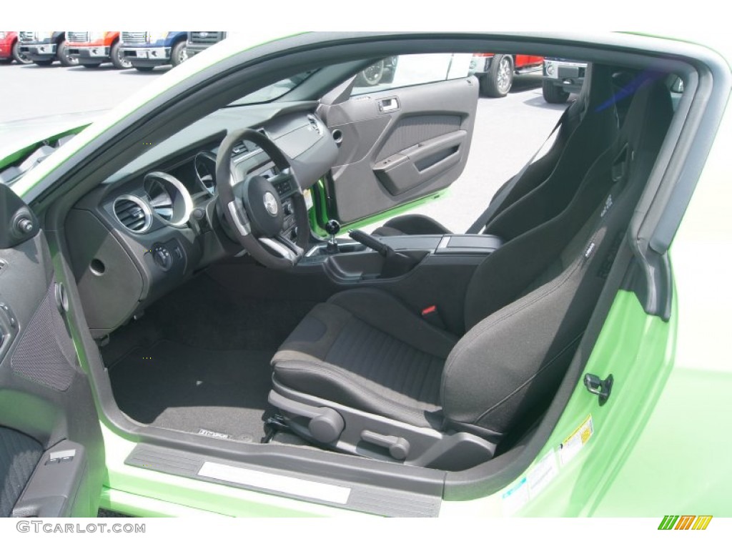 Charcoal Black/Recaro Sport Seats Interior 2013 Ford Mustang Boss 302 Photo #65569226