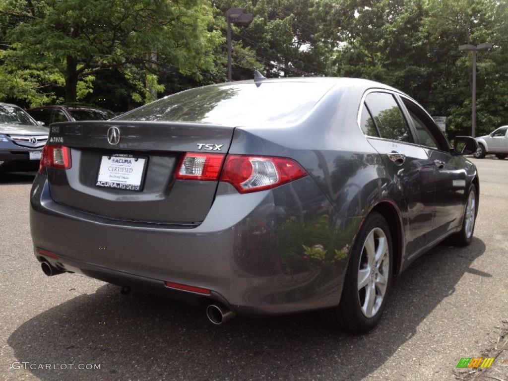 2009 TSX Sedan - Polished Metal Metallic / Ebony photo #4