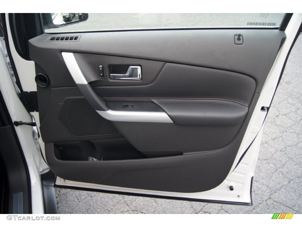 2013 Ford Edge Limited EcoBoost Charcoal Black Door Panel Photo #65569672