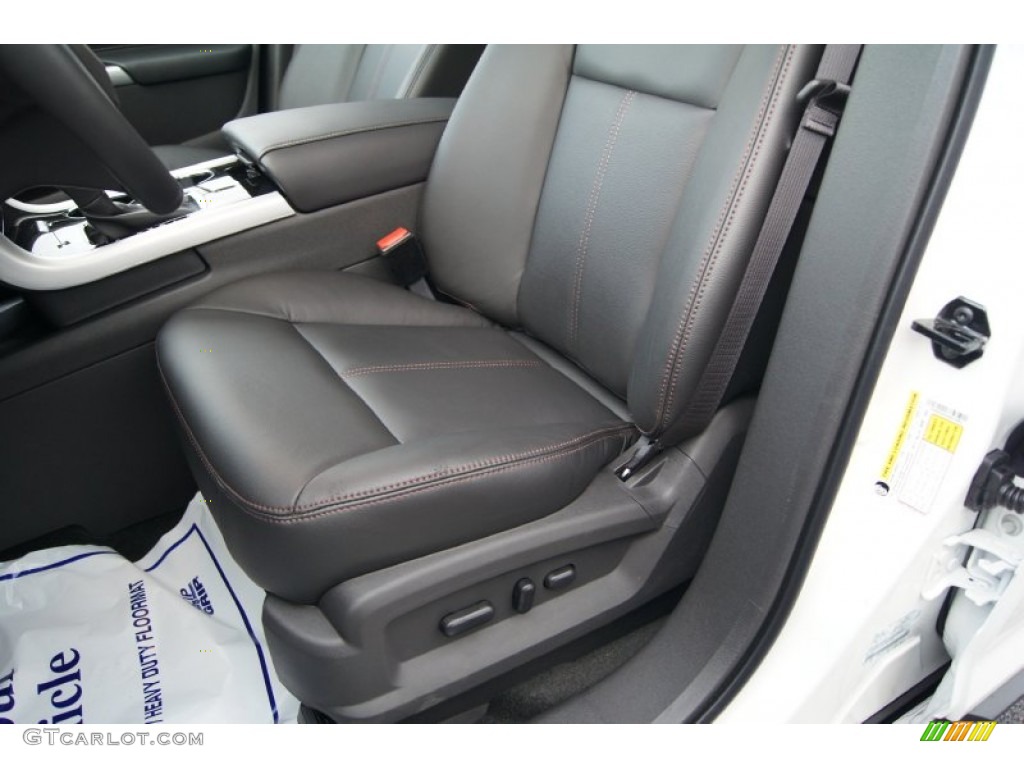 2013 Edge Limited EcoBoost - White Platinum Tri-Coat / Charcoal Black photo #23