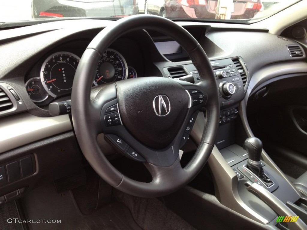 2009 TSX Sedan - Polished Metal Metallic / Ebony photo #22