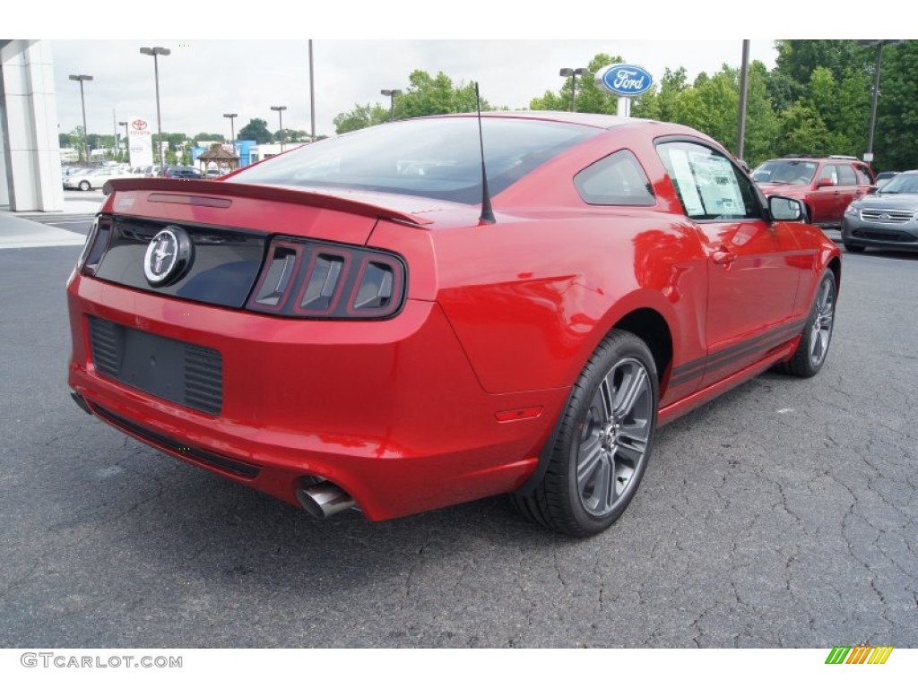 Red Candy Metallic 2013 Ford Mustang V6 Coupe Exterior Photo #65570228