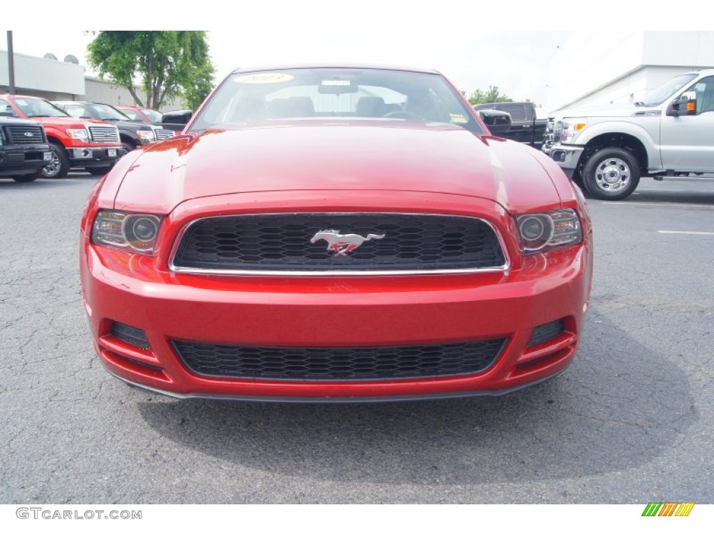 Red Candy Metallic 2013 Ford Mustang V6 Coupe Exterior Photo #65570258