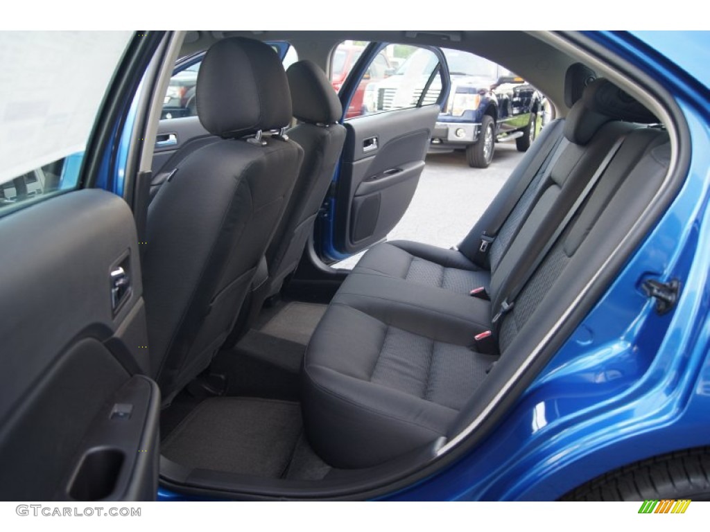 2012 Fusion SE - Blue Flame Metallic / Charcoal Black photo #9
