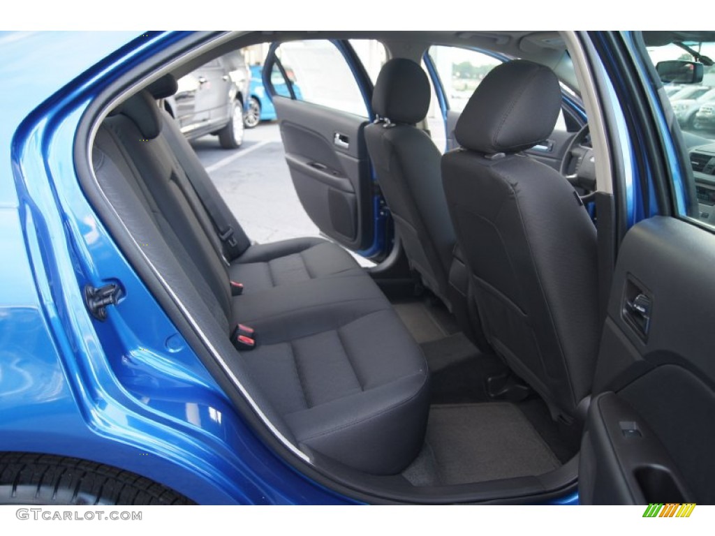 2012 Fusion SE - Blue Flame Metallic / Charcoal Black photo #10