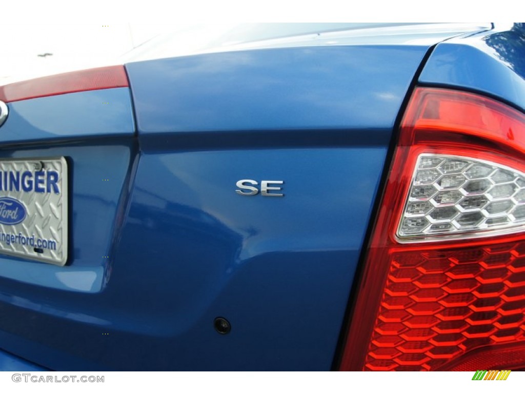 2012 Fusion SE - Blue Flame Metallic / Charcoal Black photo #15