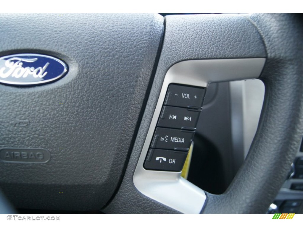 2012 Fusion SE - Blue Flame Metallic / Charcoal Black photo #23