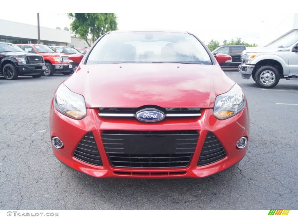 Red Candy Metallic 2012 Ford Focus Titanium Sedan Exterior Photo #65571425