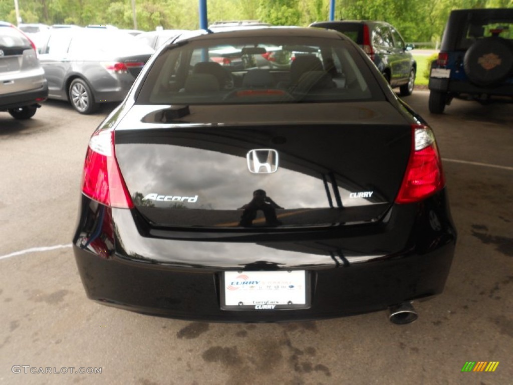 2009 Accord LX-S Coupe - Crystal Black Pearl / Black photo #23