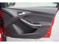 Charcoal Black Leather Door Panel Photo for 2012 Ford Focus #65571485