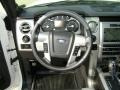 Steel Gray/Black 2011 Ford F150 Platinum SuperCrew 4x4 Steering Wheel