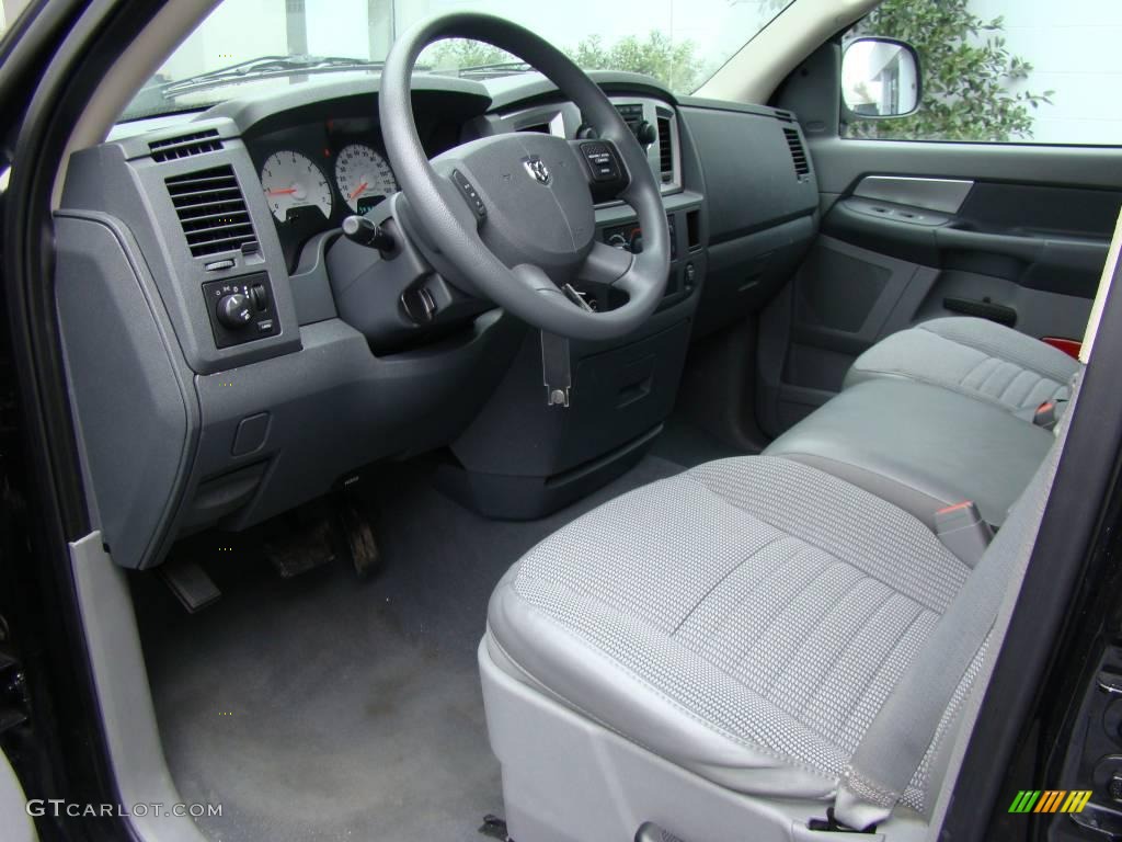 2008 Ram 1500 Big Horn Edition Quad Cab 4x4 - Brilliant Black Crystal Pearl / Medium Slate Gray photo #11