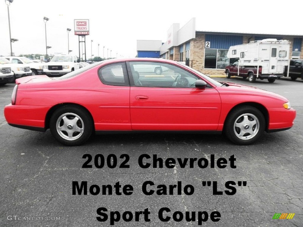 Bright Red Chevrolet Monte Carlo