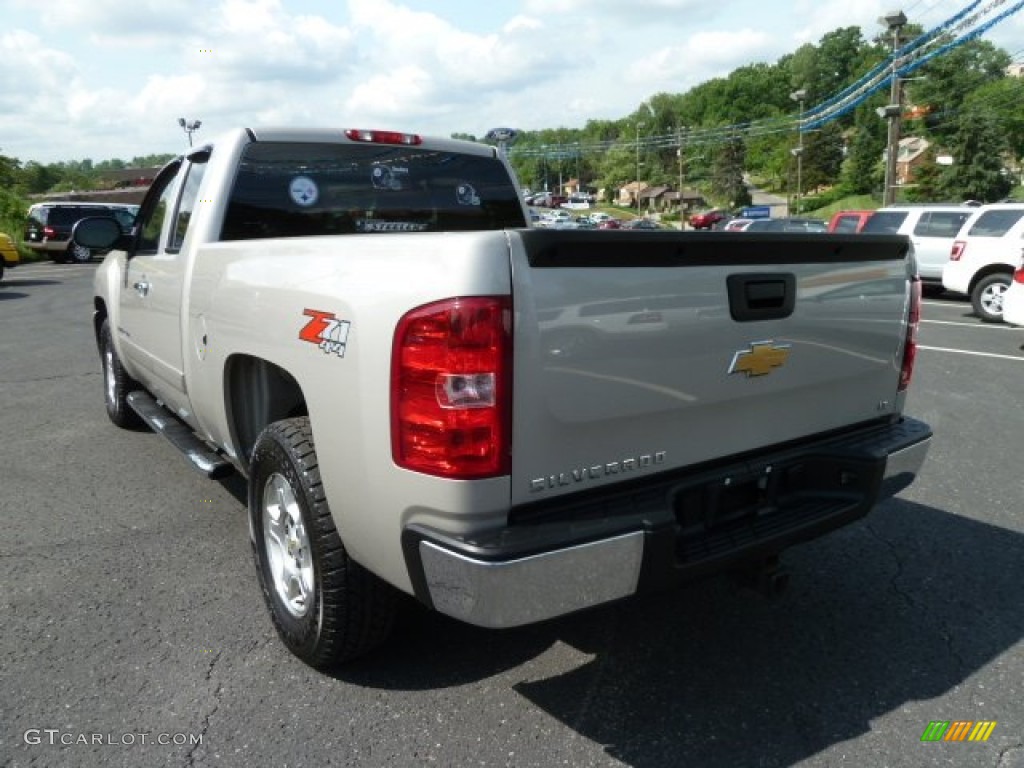 2008 Silverado 1500 LT Extended Cab 4x4 - Silver Birch Metallic / Ebony photo #4