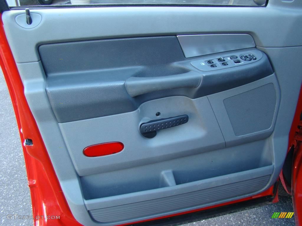 2008 Ram 1500 Big Horn Edition Quad Cab - Flame Red / Medium Slate Gray photo #7