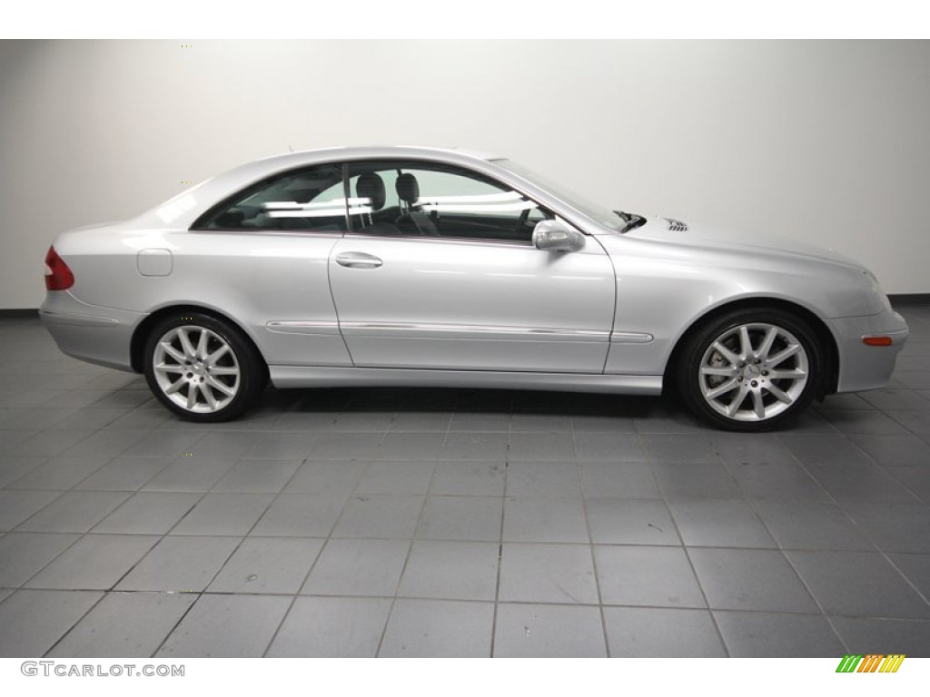 Iridium Silver Metallic 2007 Mercedes-Benz CLK 350 Coupe Exterior Photo #65574515