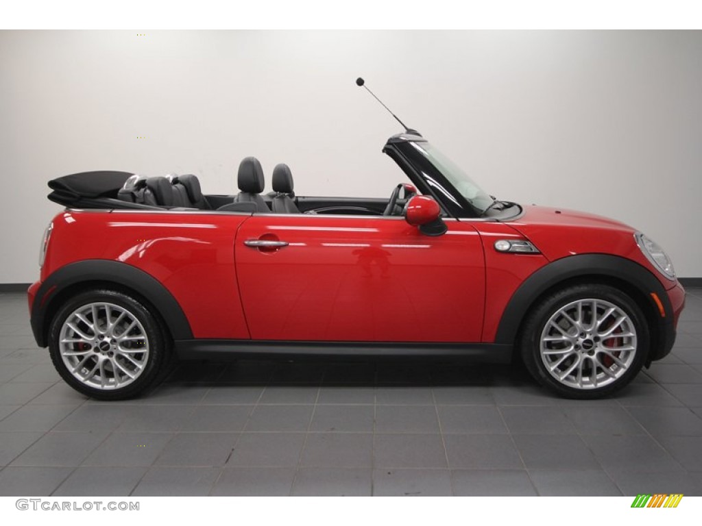 Chili Red 2009 Mini Cooper John Cooper Works Convertible Exterior Photo #65574848