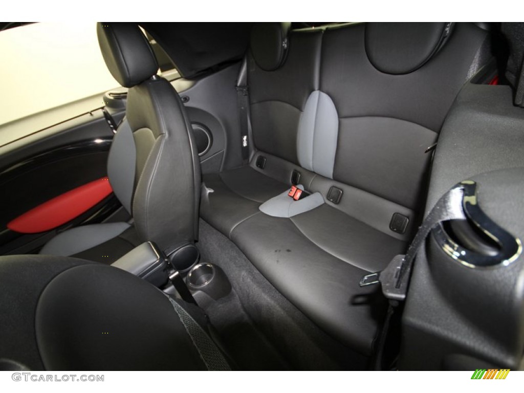 Black/Grey Interior 2009 Mini Cooper John Cooper Works Convertible Photo #65574914