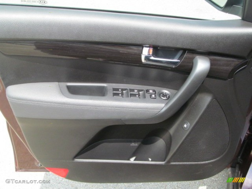 2011 Sorento EX V6 AWD - Dark Cherry / Black photo #10