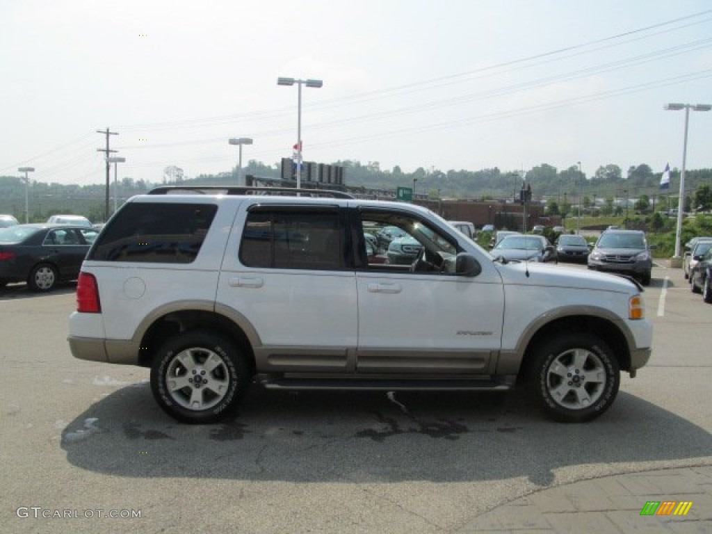2004 Explorer Eddie Bauer 4x4 - Oxford White / Medium Parchment photo #8
