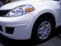 2011 Fresh Powder White Nissan Versa 1.8 S Sedan  photo #4