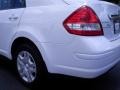 2011 Fresh Powder White Nissan Versa 1.8 S Sedan  photo #8