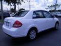 2011 Fresh Powder White Nissan Versa 1.8 S Sedan  photo #10