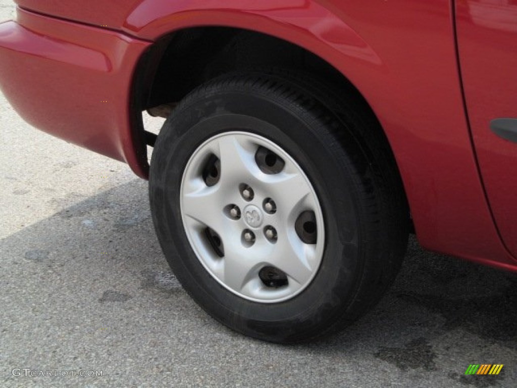 2003 Grand Caravan SE - Inferno Red Tinted Pearl / Taupe photo #7