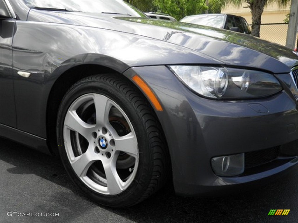 2007 3 Series 328i Convertible - Sparkling Graphite Metallic / Black photo #2