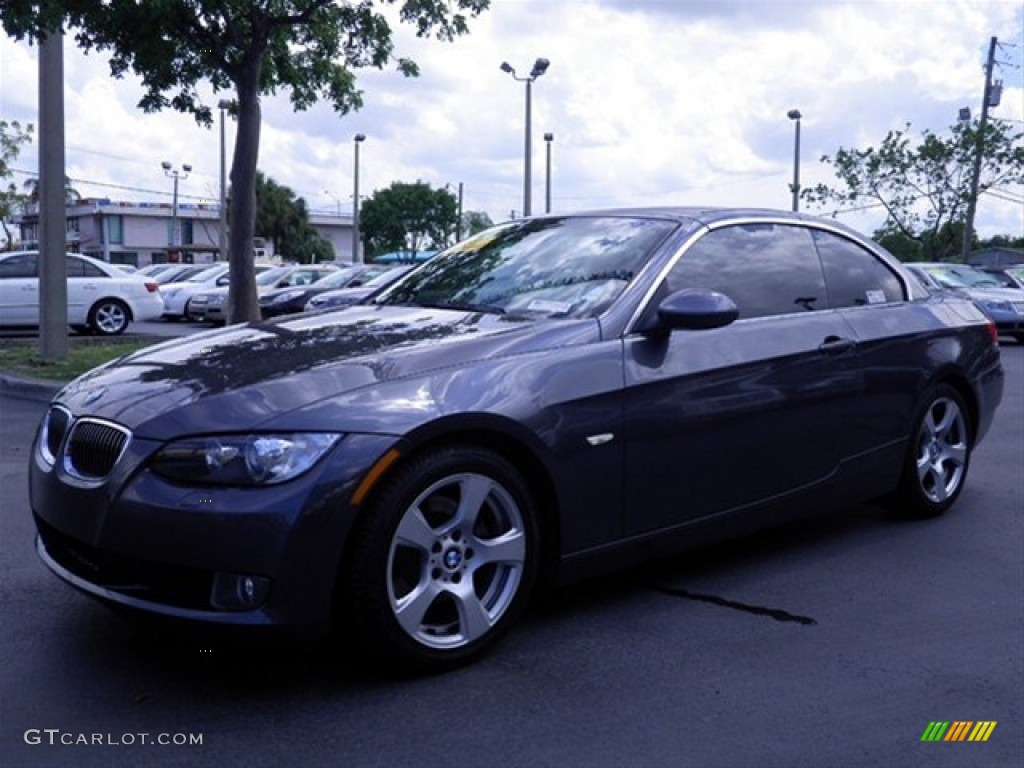 2007 3 Series 328i Convertible - Sparkling Graphite Metallic / Black photo #5