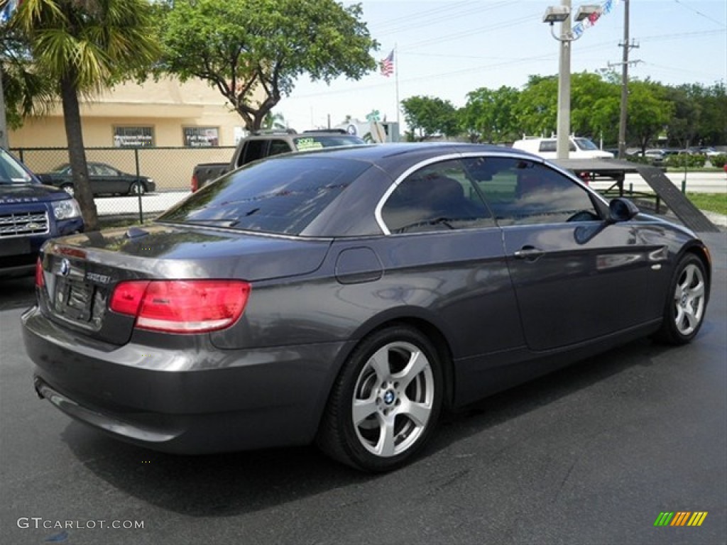 2007 3 Series 328i Convertible - Sparkling Graphite Metallic / Black photo #11