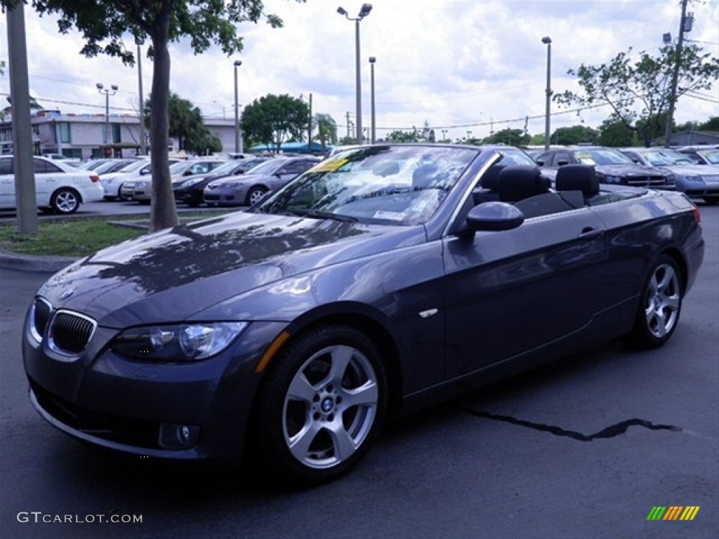 2007 3 Series 328i Convertible - Sparkling Graphite Metallic / Black photo #15