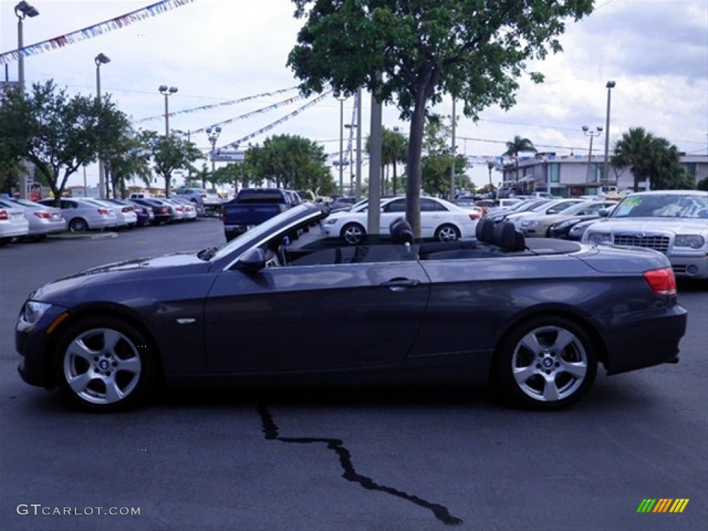 2007 3 Series 328i Convertible - Sparkling Graphite Metallic / Black photo #16