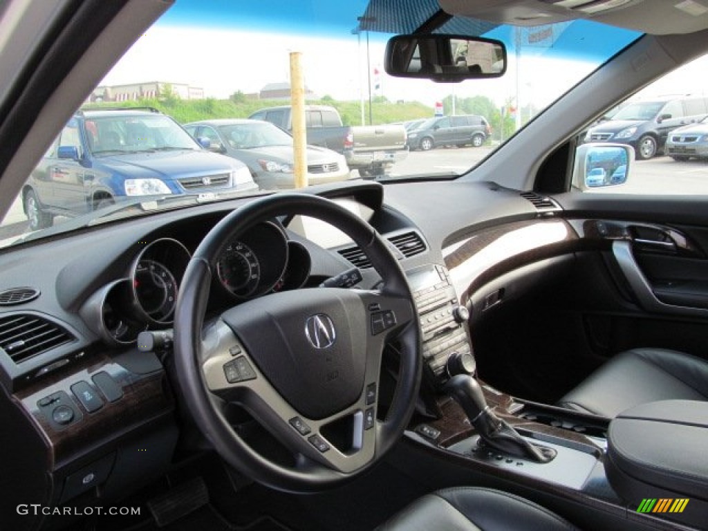 2010 Acura MDX Technology Ebony Dashboard Photo #65578581