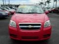 2007 Victory Red Chevrolet Aveo LS Sedan  photo #3