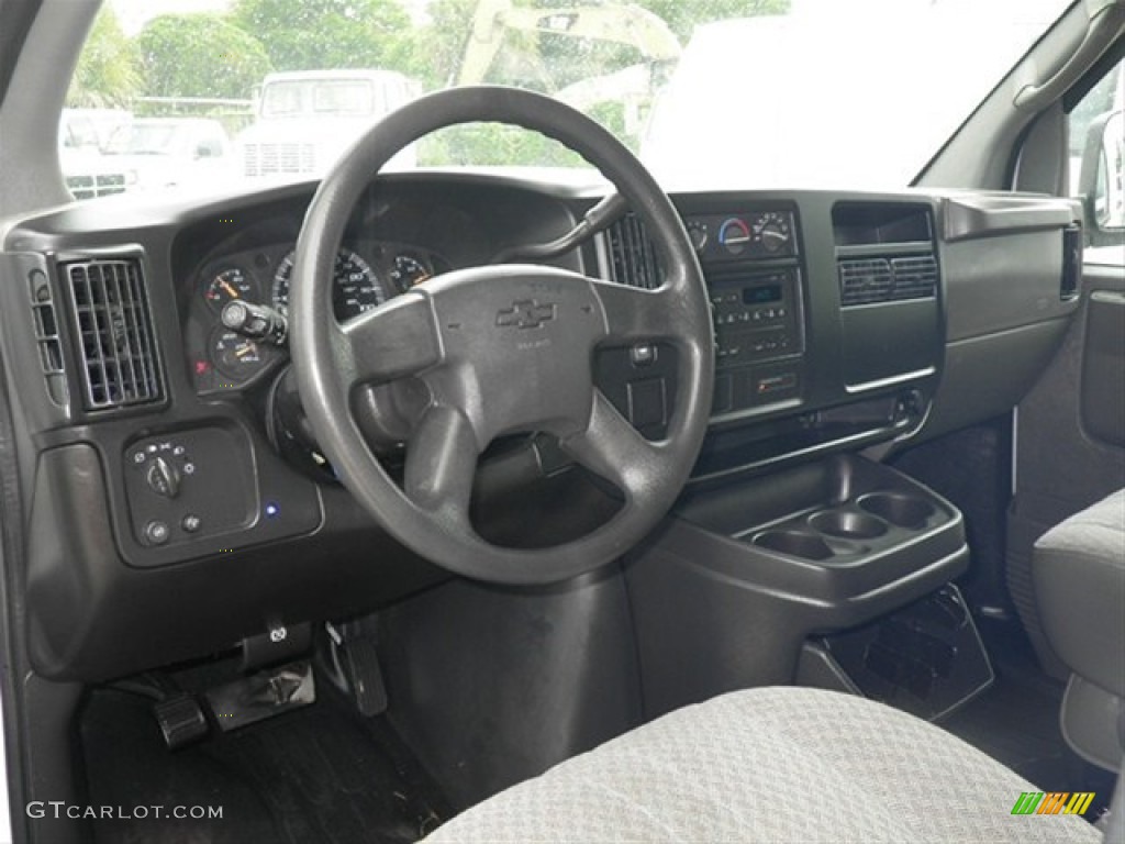 2006 Chevrolet Express 1500 Commercial Utility Van Medium Dark Pewter Dashboard Photo #65579558