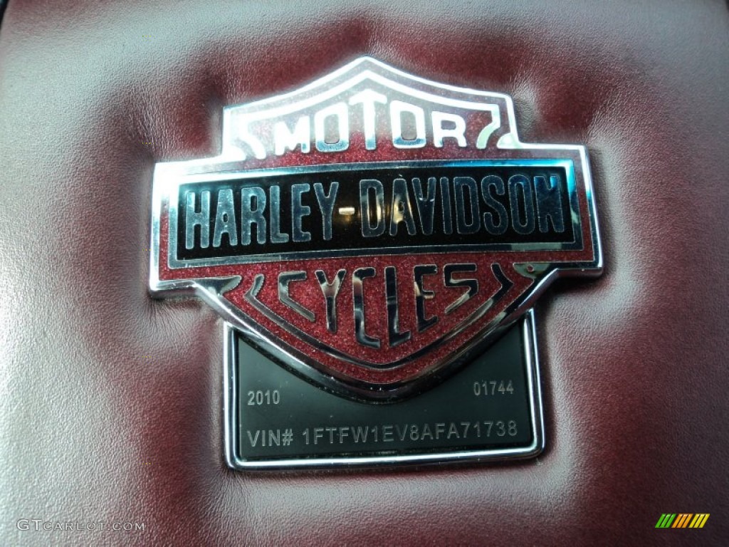 2010 Ford F150 Harley-Davidson SuperCrew 4x4 Info Tag Photo #65580017