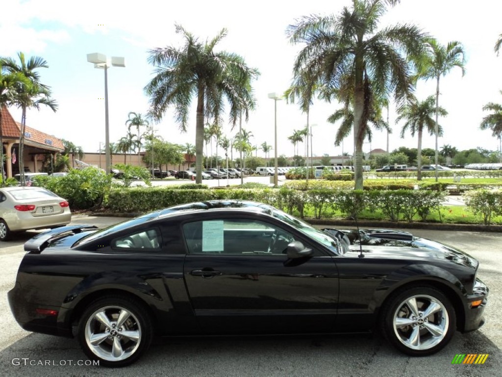 2008 Mustang GT/CS California Special Coupe - Black / Charcoal Black/Dove photo #6