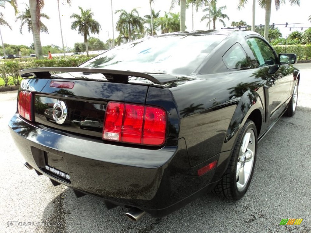 2008 Mustang GT/CS California Special Coupe - Black / Charcoal Black/Dove photo #7