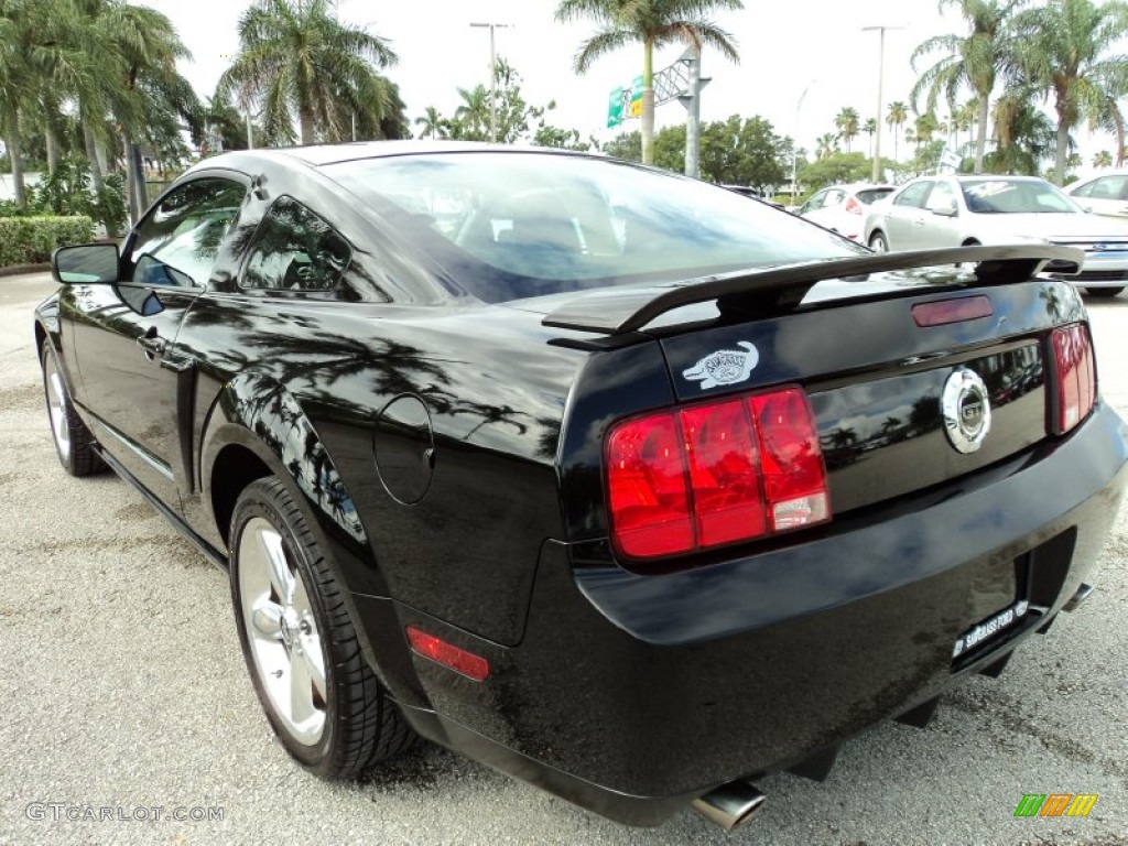 2008 Mustang GT/CS California Special Coupe - Black / Charcoal Black/Dove photo #11