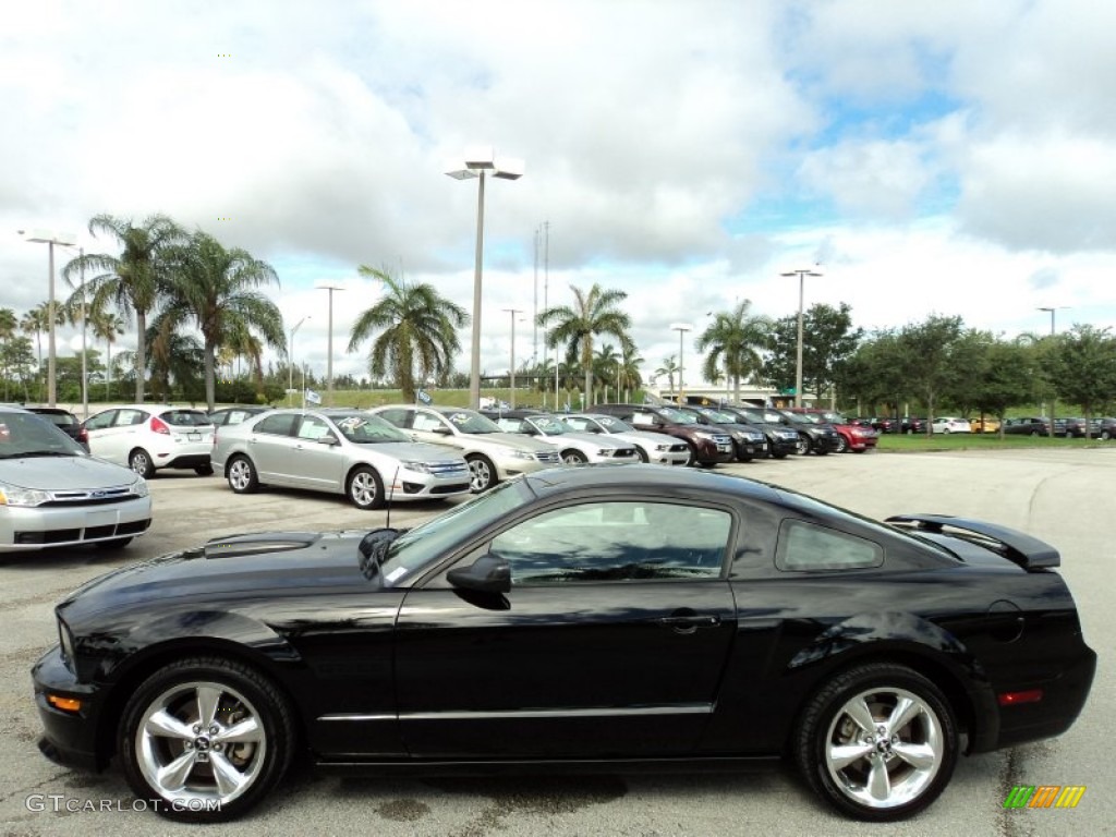 2008 Mustang GT/CS California Special Coupe - Black / Charcoal Black/Dove photo #14