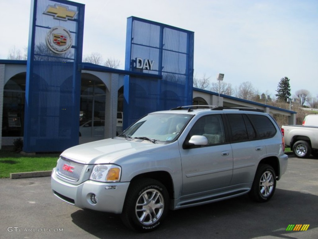 2007 Envoy Denali 4x4 - Silver Mist Metallic / Light Gray photo #1