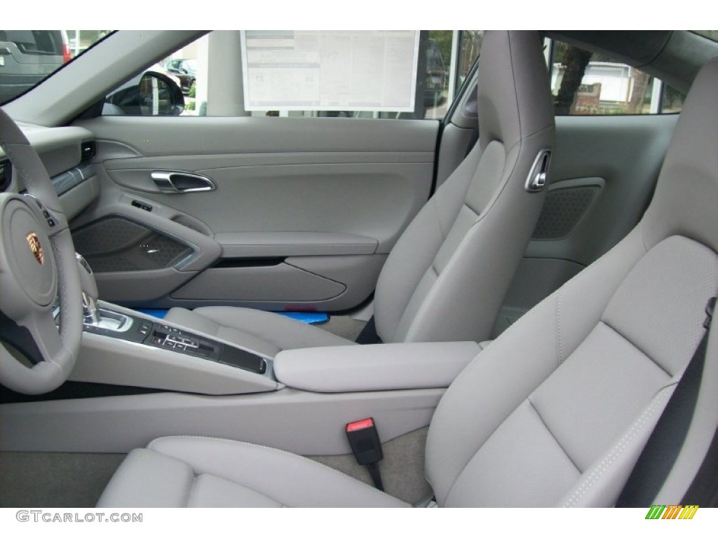 Platinum Grey Interior 2012 Porsche New 911 Carrera S Coupe Photo #65582120