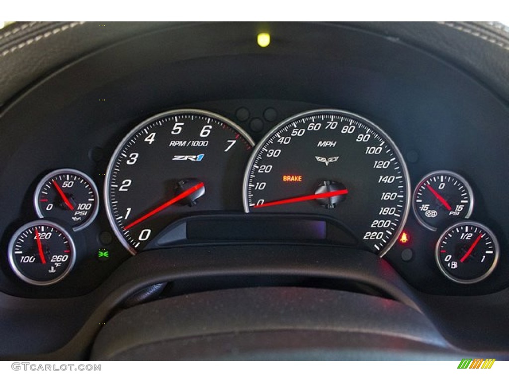 2011 Chevrolet Corvette ZR1 Gauges Photo #65582279