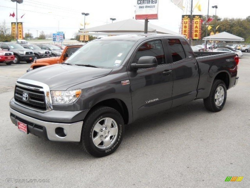 2011 Tundra TRD Double Cab - Magnetic Gray Metallic / Graphite Gray photo #3