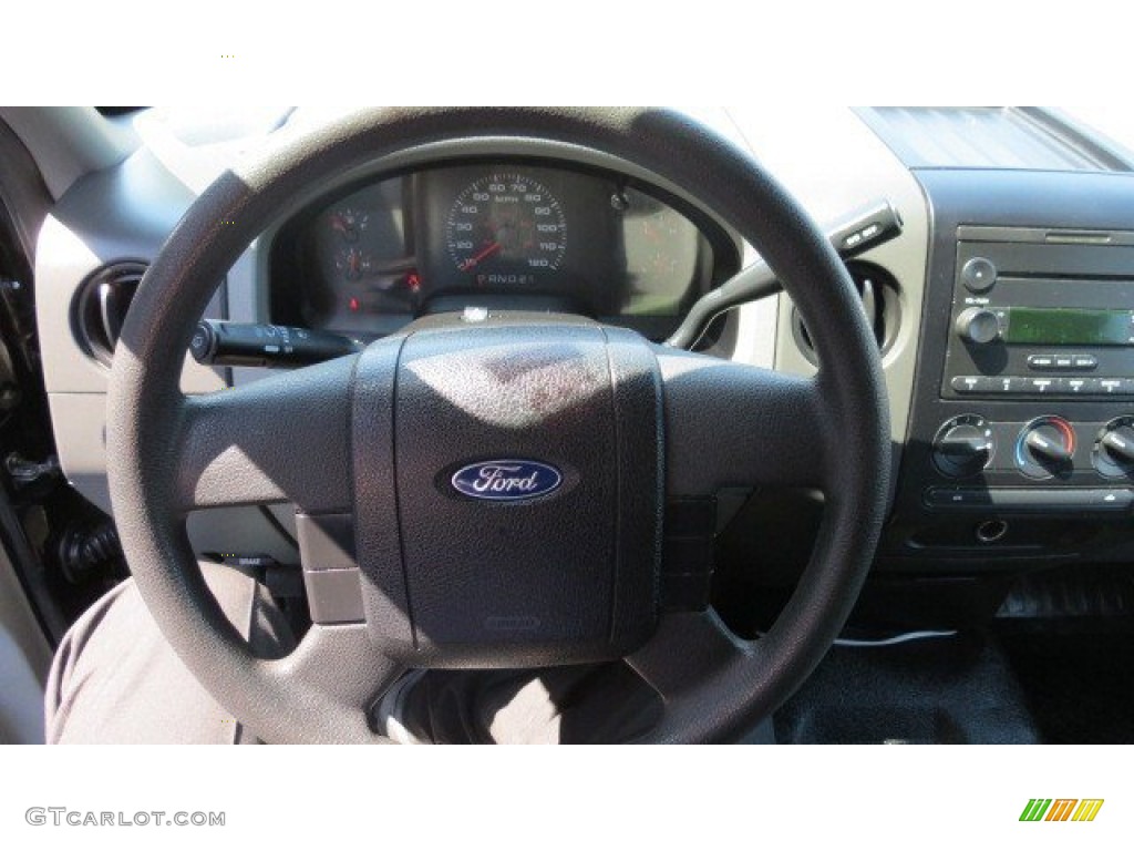 2004 F150 STX SuperCab - Black / Medium/Dark Flint photo #17