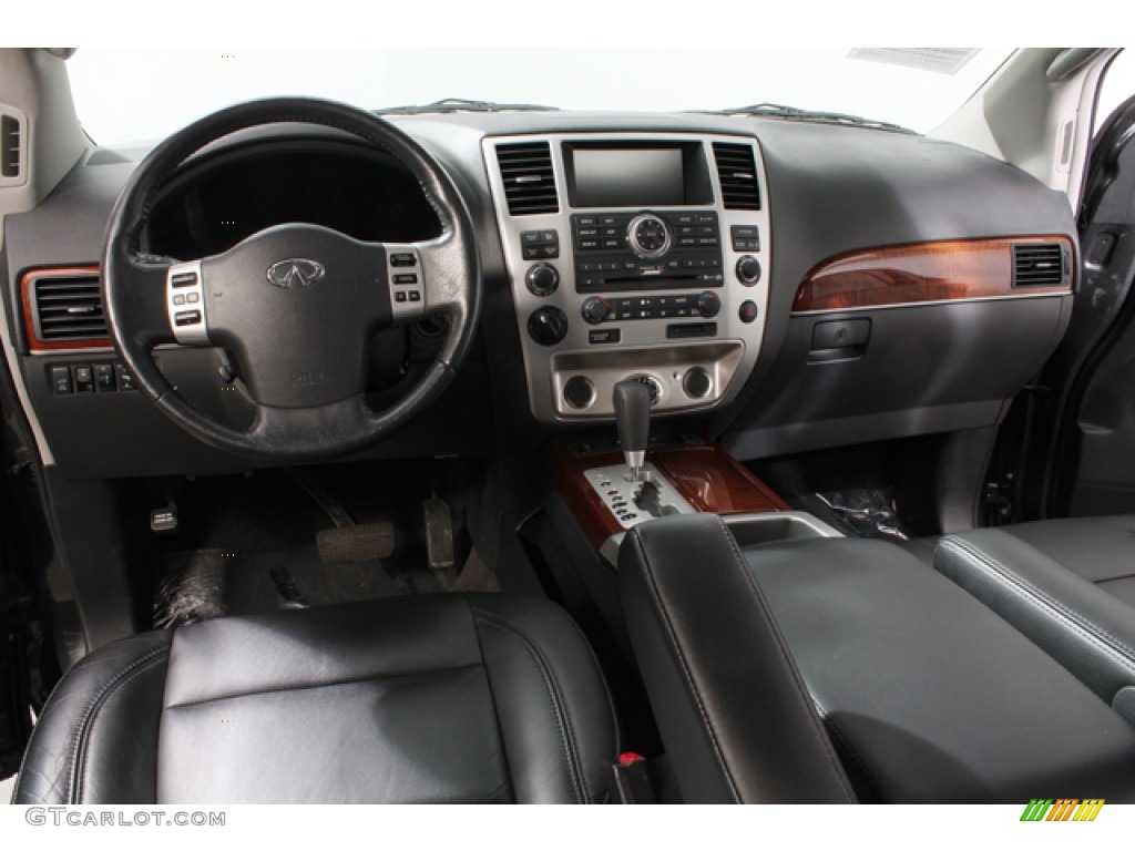 Graphite Interior 2010 Infiniti QX 56 4WD Photo #65583275