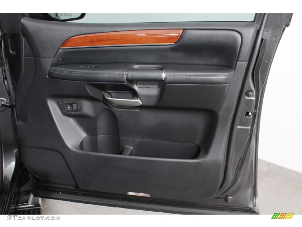 2010 Infiniti QX 56 4WD Graphite Door Panel Photo #65583350